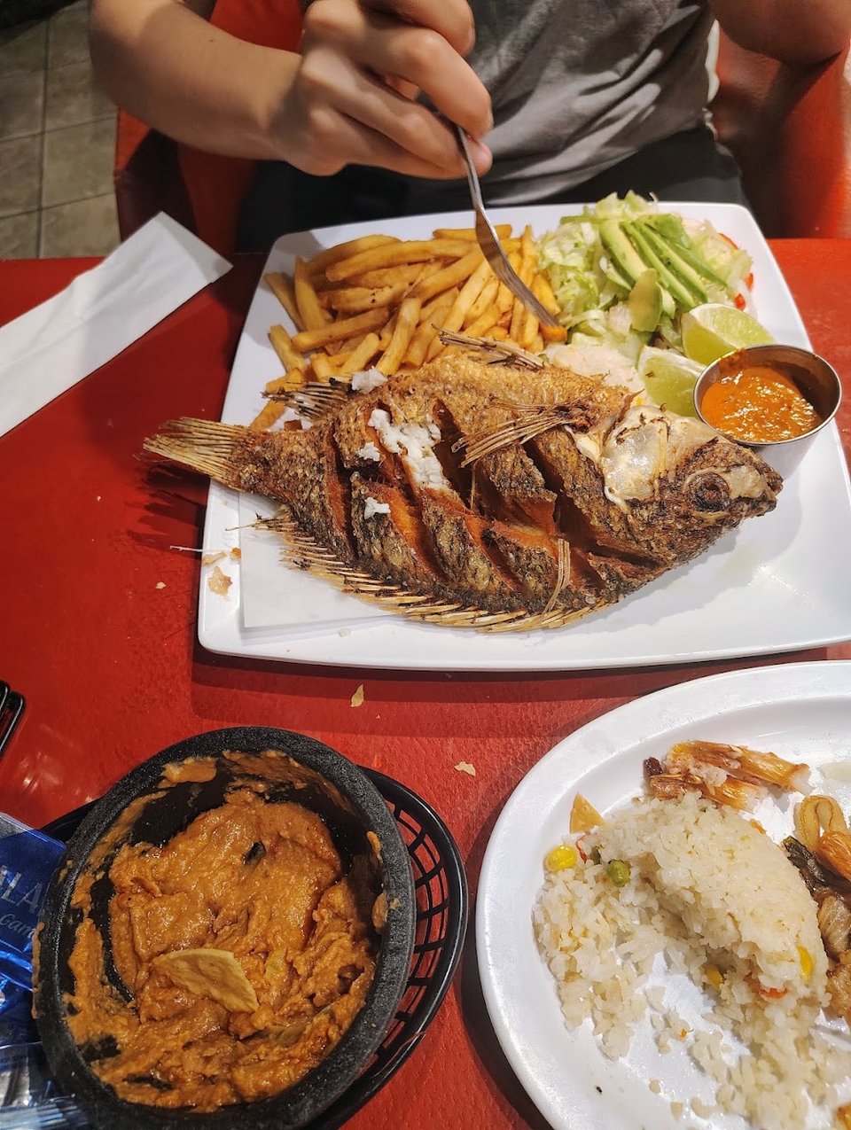 Huachinango Frito Red Snapper